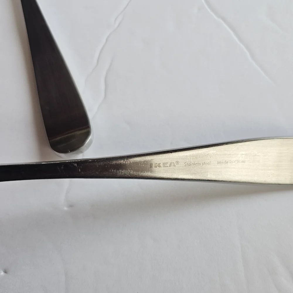 1 Pair (2) Of Replacement Ikea Stainless Steel LOJA Oval 8